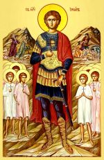 Уар Египетский икона рукописная на липовой доске (22938)
