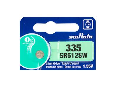 muRata silver 335 SR512SW 1.55v