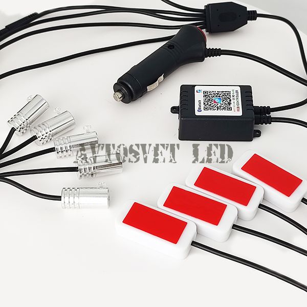 Подсветка салона, нить неоновая AS-6-RGB