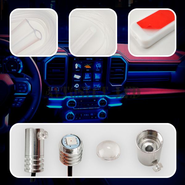 Подсветка салона, нить неоновая AS-6-RGB
