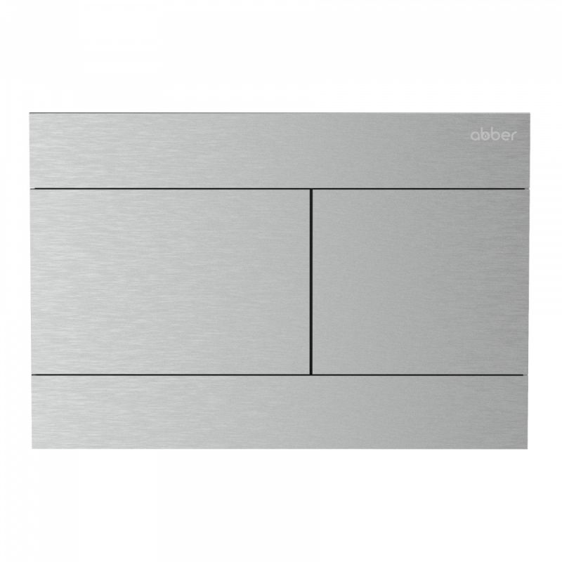 Кнопка смыва ABBER AC0127MCH матовый хром