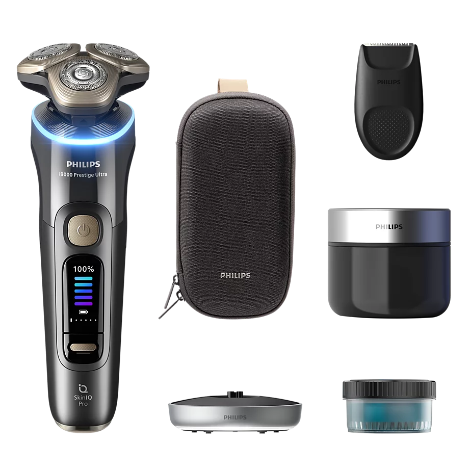 Электробритва Philips XP9402/31 i9000 Prestige Ultra для влажного и сухого бритья с технологией SkinIQ Pro