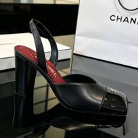 Босоножки на каблуке CHANEL Premium