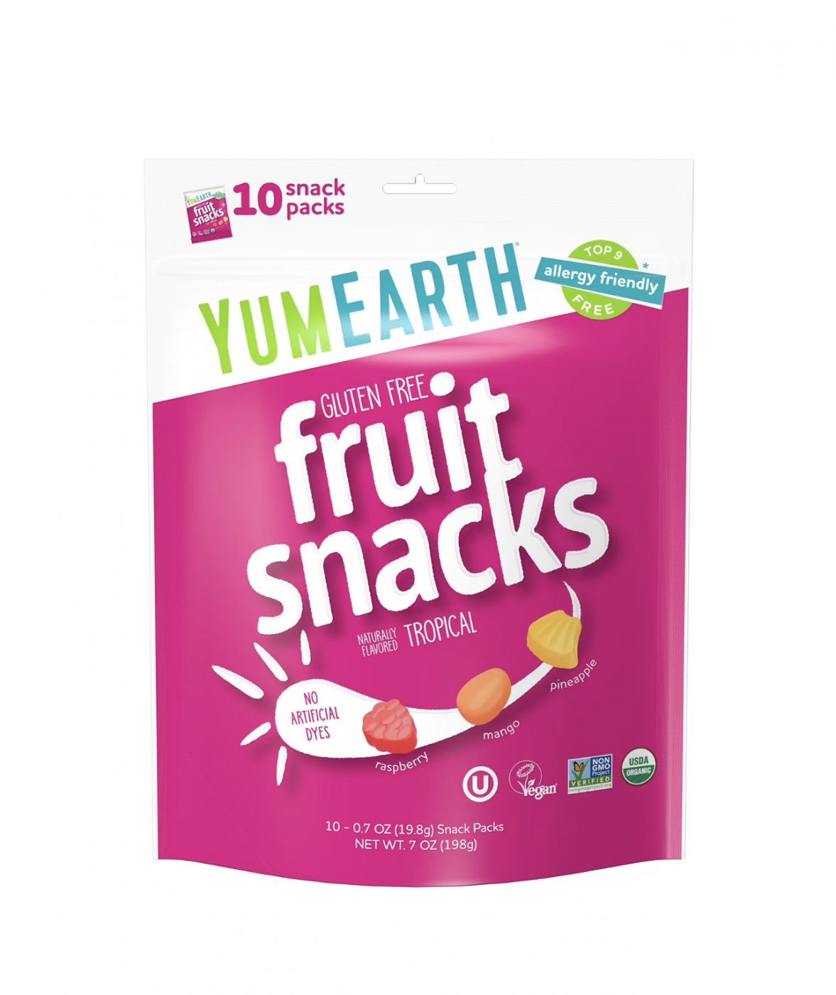 Фруктовые снеки YumEarth