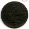 Германия Пруссия 3 пфеннинга 1872 C