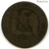 Франция 10 сантимов 1855 K