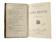 Антикварная книга «Без красоты» (Sans Beauté), 1889 г. на французском языке