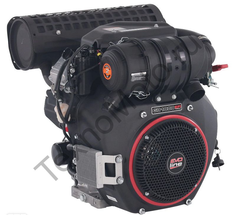 Двигатель Zongshen ZS GB1000EFI (40 л.с.) горизонталный вал 28,575 мм