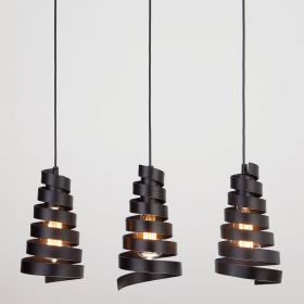 Подвесной светильник лофт Eurosvet 50058/3 / подвесной светильник /   черный.