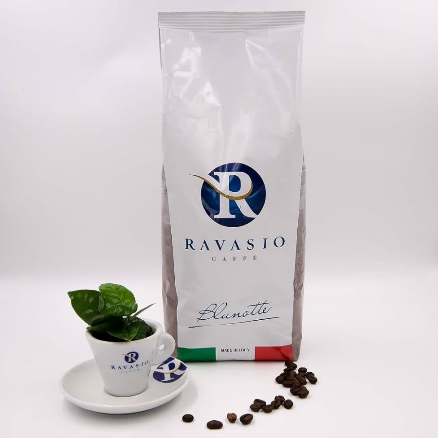 Кофе зерновой обжаренный Блу нотте 1000 г, Caffe Blu notte Ravasio 1000 gr