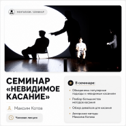 Семинар «Невидимое касание» от Максима Котова