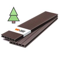 Террасная доска из МПК 150*22 мм WoodGrand цвет: Венге