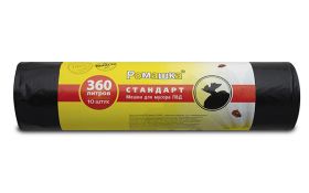 Мешки д/мусора 360л 10шт. в рулоне РОМАШКА, 1/10