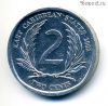 Восточно-Карибские государства 2 цента 2002