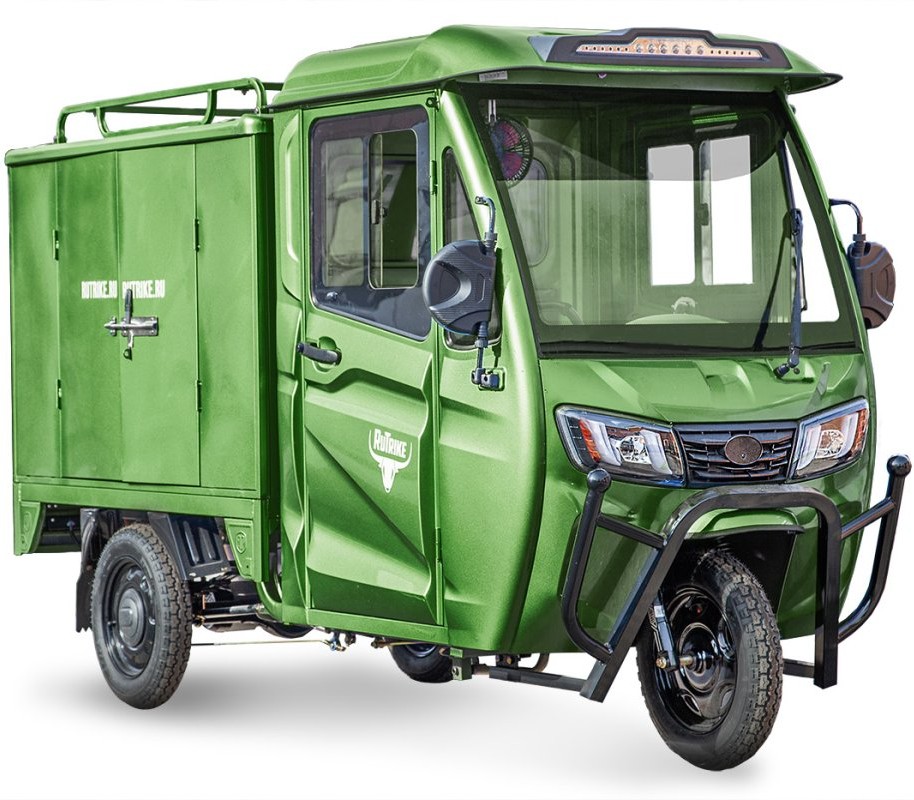 Грузовой электротрицикл Rutrike КАРГО Кабина Дуал
