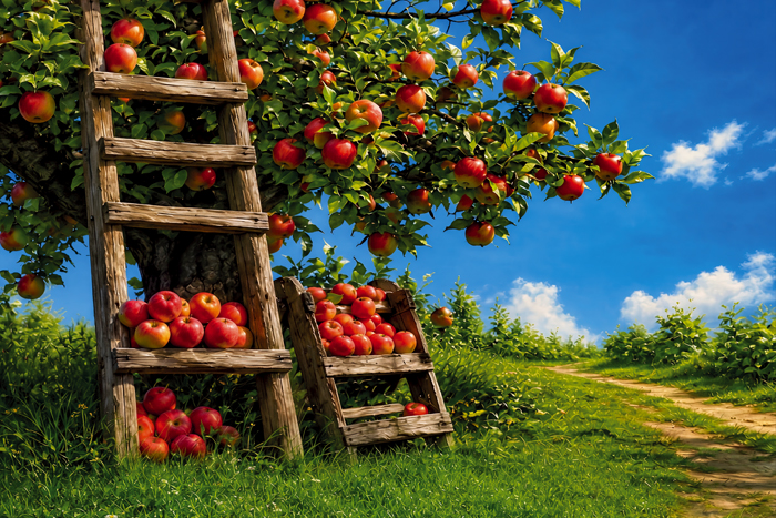 Фон стена "Appletree wall №1"