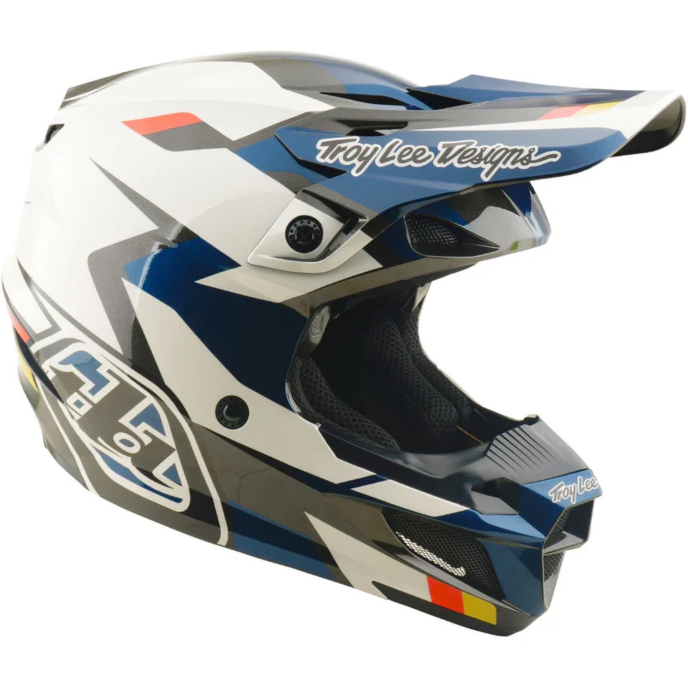 Troy Lee Designs SE5 Polycarbonate MIPS Roamer Blue шлем для мотокросса и эндуро