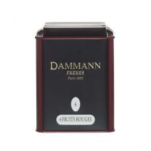 Чай чёрный Dammann Frères 4 красных фрукта в жестяной банке - 100 г (Франция)