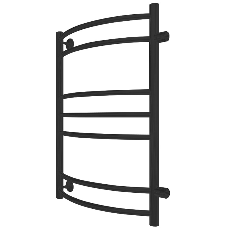Полотенцесушитель MELODIA Classica/Классика 50х80х3/4" П7 м/о 60 бок.подкл. чёрный MTRCA5080bk