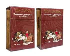 Сигареты - Тройка. СССР. Табачная фабрика Дукат. Москва. Редкие. verified