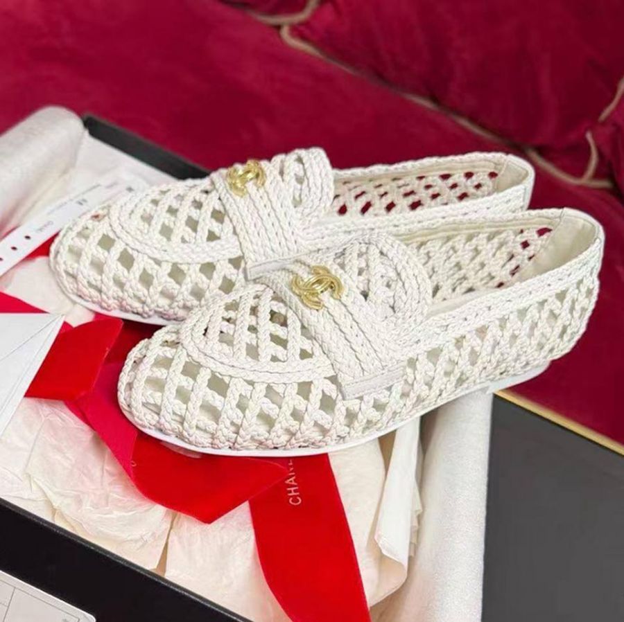 Лоферы в сетку Chanel Premium