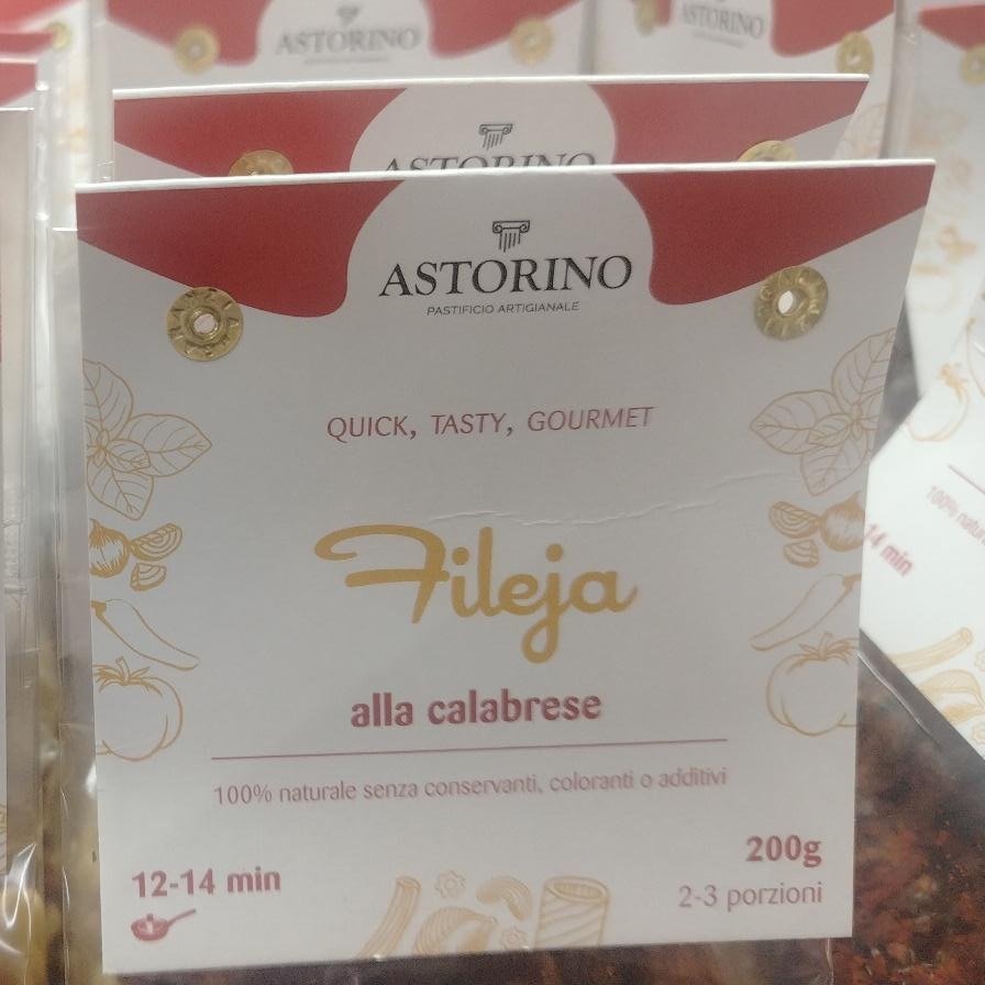 Паста Филежа калабрезе 200 г, Fileja alla calabrese Astorino 200 gr