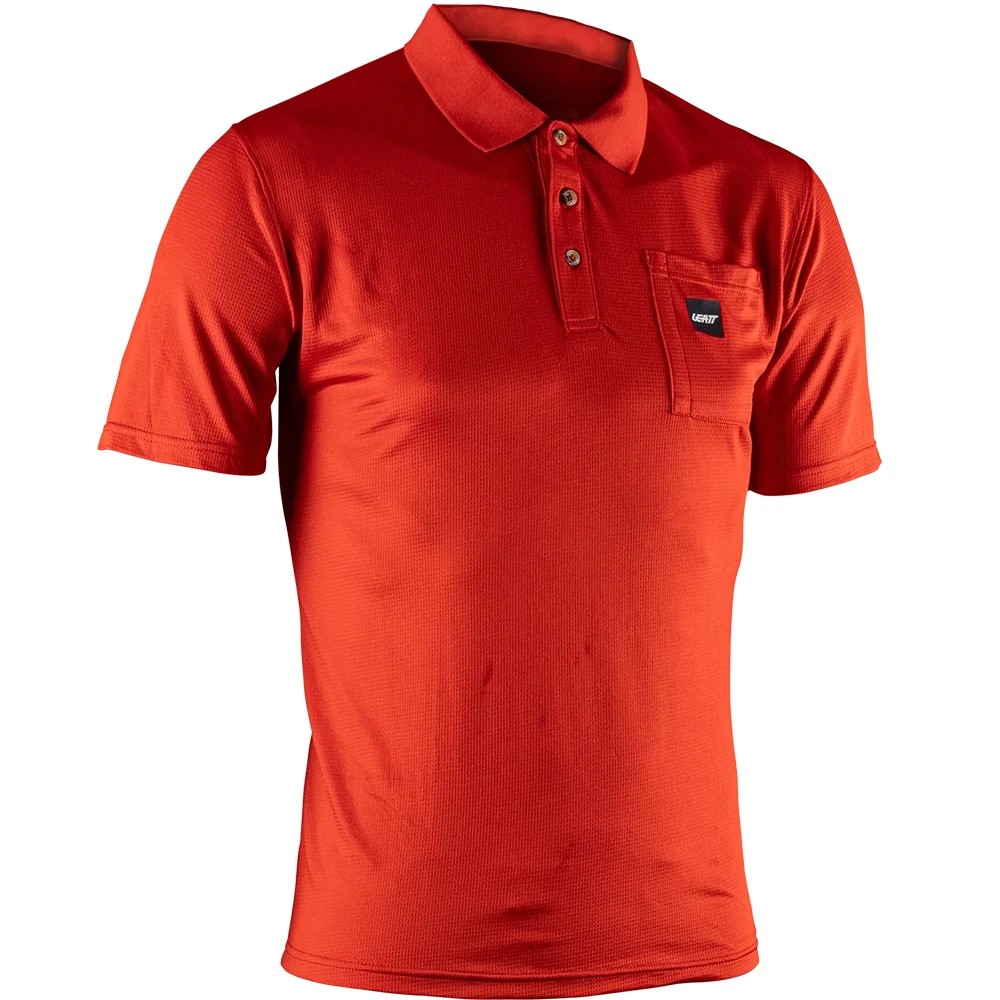 Leatt Team Polo Shirt Chili Red футболка поло