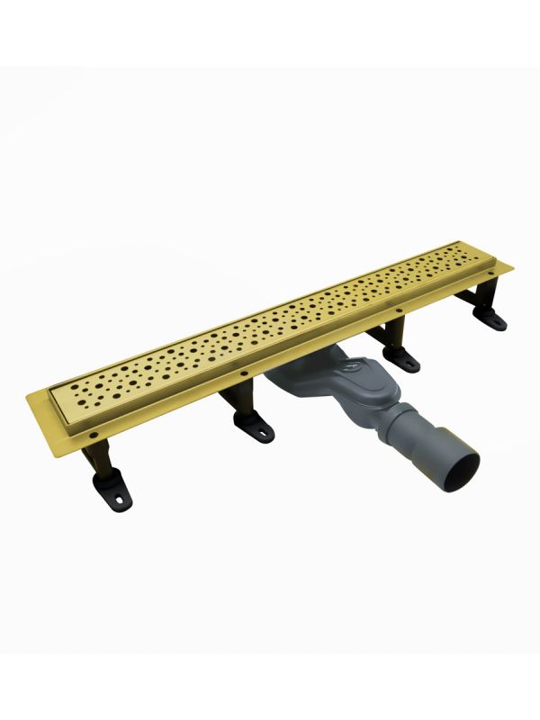 Душевой лоток CEZARES SLIDER 60 см, SLIDER-LD-60-BORO, брашированное золото