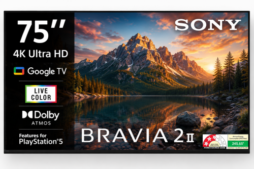 Телевизор Sony Bravia 2 II K-75S25M2 4K Ultra HD