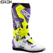 Мотоботы Sidi Crossair HD Billy Bolt, фиолетовые с жёлтым