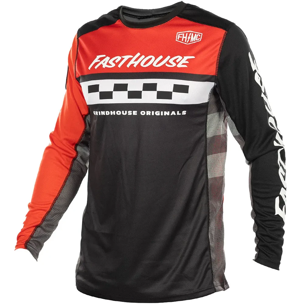 FastHouse Grindhouse Atomic LS Racing Red/Black джерси для мотокросса