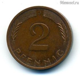 ФРГ 2 пфеннига 1971 J