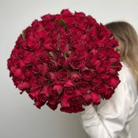 Букет из 101 розы 40 см