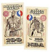 100 долларов (USA Dollars) — США. Шакил О’Нил (Shaquille O'Neal) NBA. Памятная банкнота. UNC Oz Msh WB