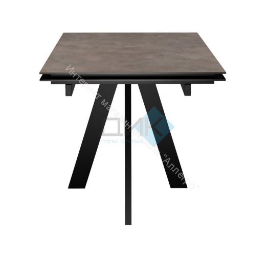 Стол Dikline DM120 Хромикс бронза/опоры черные