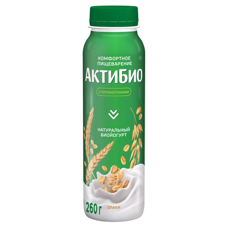 ...Йогурт питьевой Актибио в ассорт 2.4% 260 г
