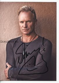 Автограф: Стинг / Sting