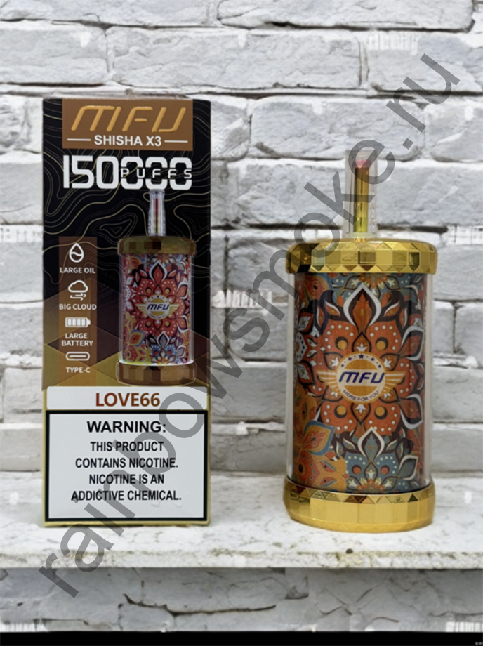MFU Shisha X3 150000 - Love 66 (Любовь 66)