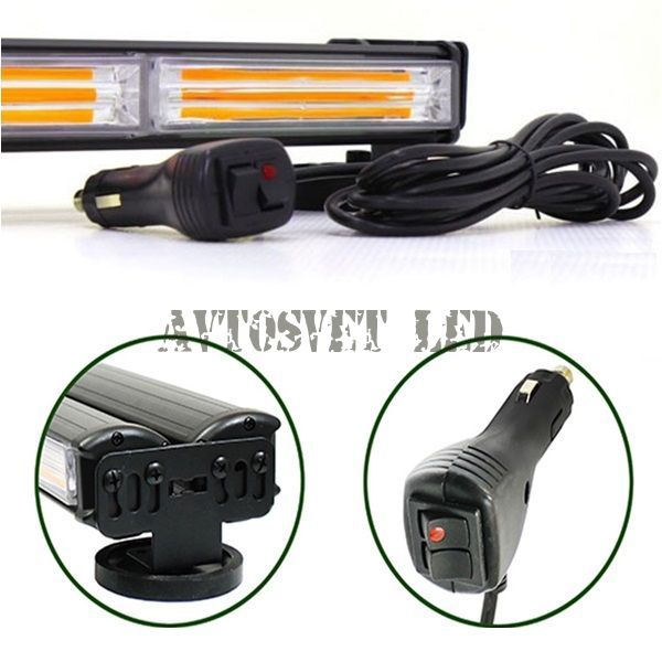 Балка спец сигнал проблесковая AH-45COB оранжевая