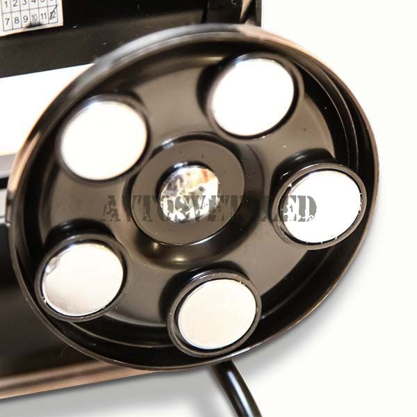 Балка двух сторонняя светодиодная, стробоскоп АH-118COB желтая (оранжевая), длинна 118 см