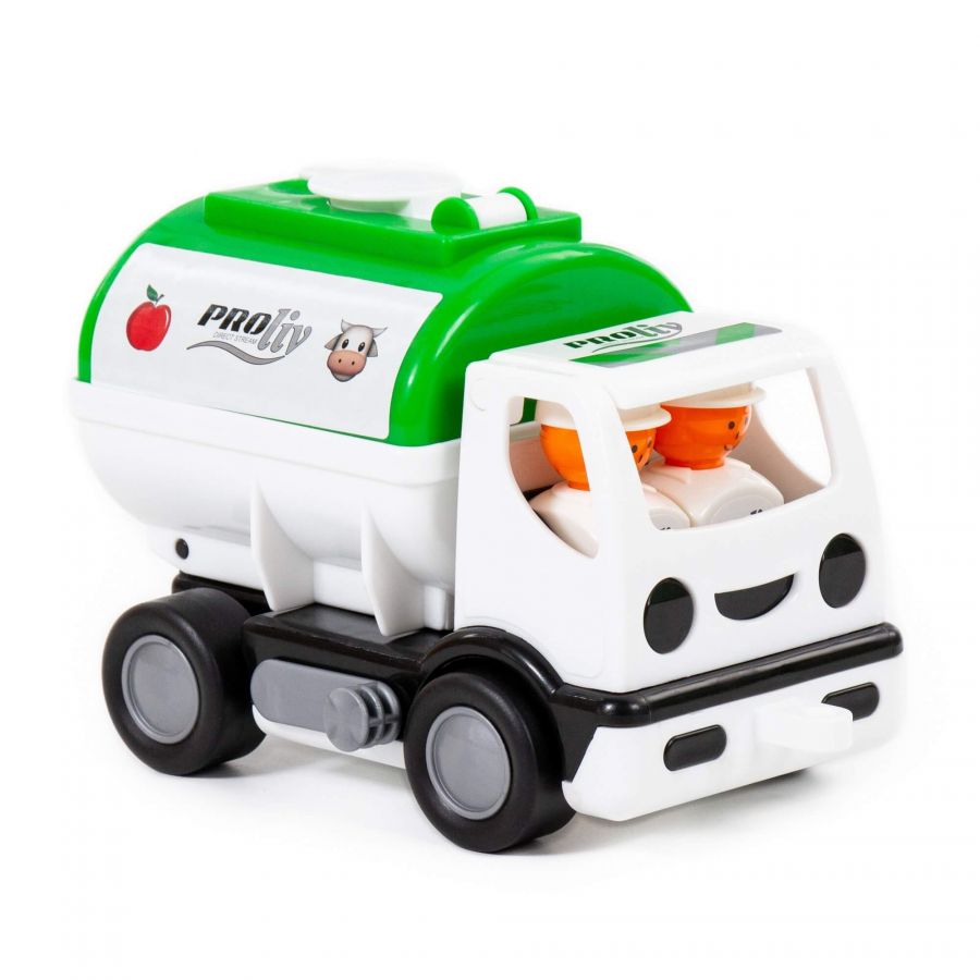 Автомобиль с цистерной "Мой первый грузовик" "PROliv" (зелёный) (в сеточке)