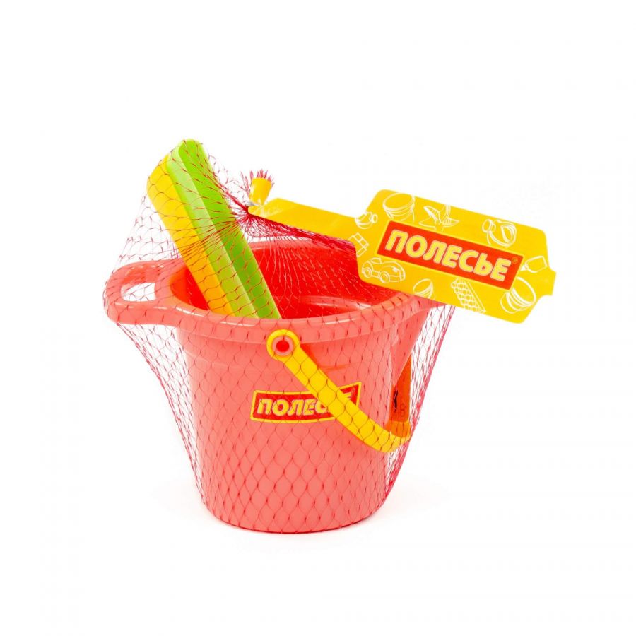 Набор №148: ведро малое с носиком, совок №2, грабельки №2