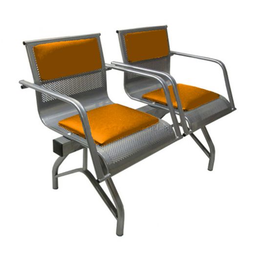 Многоместная секция Стайл-М, 2-х местная (Оранжевая)