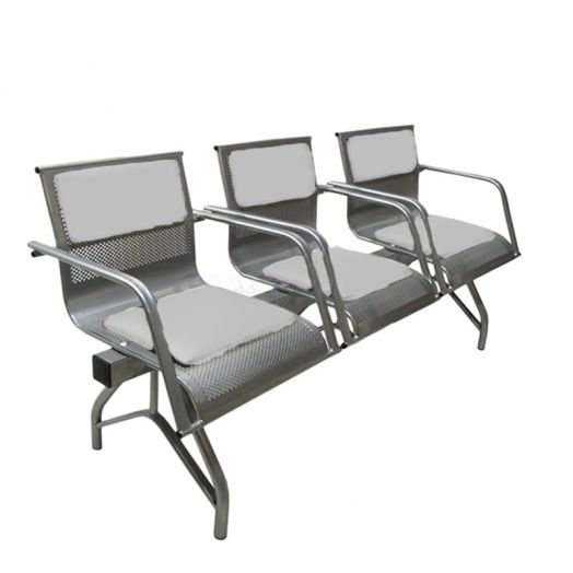 Многоместная секция Стайл-М, 3-х местная (Белая)