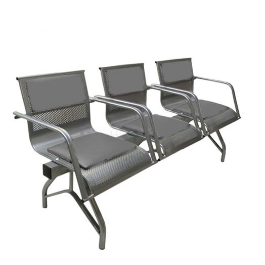 Многоместная секция Стайл-М, 3-х местная (Серая)