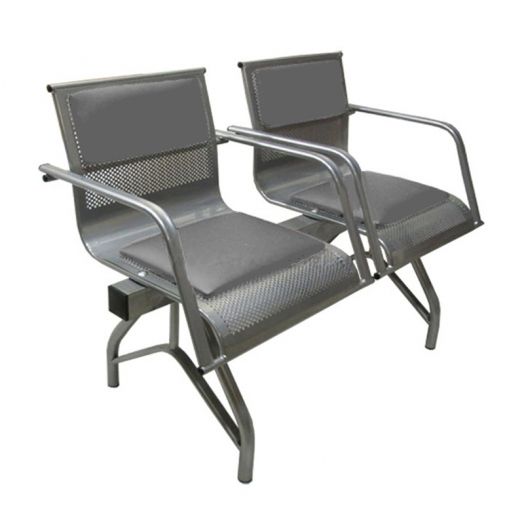 Многоместная секция Стайл-М, 2-х местная (Серая)