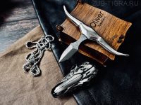 Нож Bull Head дамаск