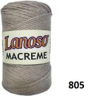 фото Пряжа LANOSO MACRAME COTTON цвет 805 бежевый