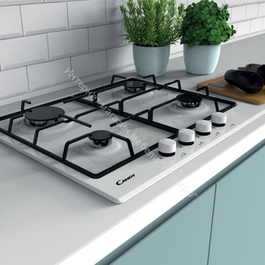 Газовая варочная панель CANDY CHW 6 BR WW белая