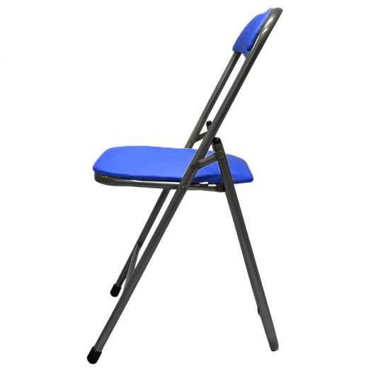 Складной стул  РС 04 (Цвет обивки Синий)